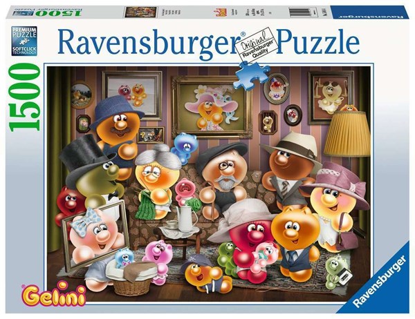 Ravensburger (15014) - "Gelini Family" - 1500 brikker puslespil