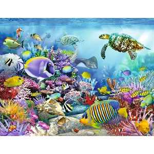 Ravensburger (16704) - "Coral Reef Majesty" - 2000 brikker puslespil