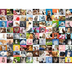 Ravensburger (16235) - "99 Katte" - 1500 brikker puslespil