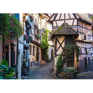 Ravensburger (15257) - "Eguisheim, Alsace" - 1000 brikker puslespil
