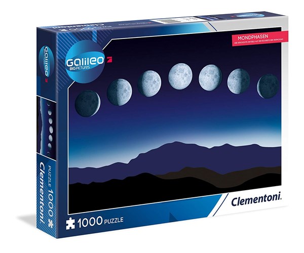 Clementoni (59090) - "Moon Phase" - 1000 brikker puslespil