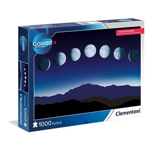 Clementoni (59090) - "Moon Phase" - 1000 brikker puslespil
