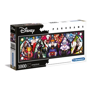 Clementoni (39516) - "Disney Villains" - 1000 brikker puslespil