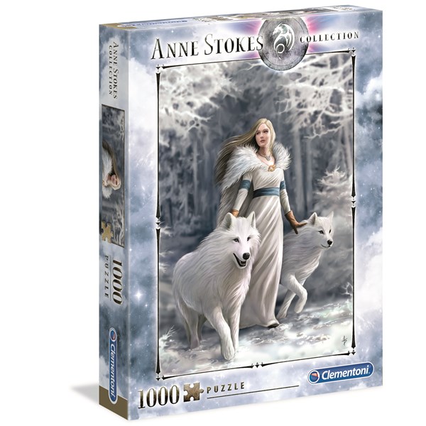 Clementoni (39477) - Anne Stokes: "Winter Guardians" - 1000 brikker puslespil