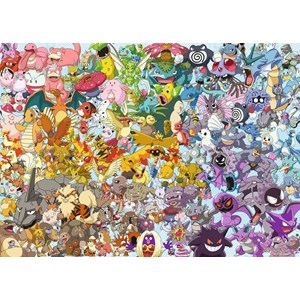 Ravensburger (15166) - "Pokemon" - 1000 brikker puslespil