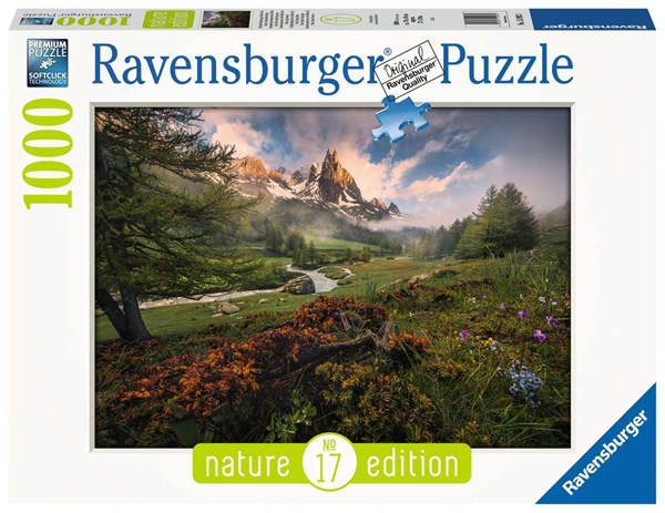 Ravensburger (15993) - "Clarée Valley, French Alps" - 1000 brikker puslespil