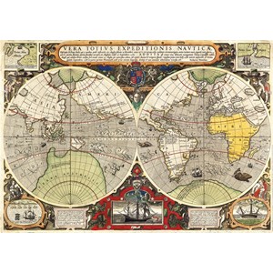 Clementoni (36526) - "Antique Nautical Map" - 6000 brikker puslespil