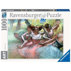Ravensburger (14847) - Edgar Degas: "Ballerinaer" - 1000 brikker puslespil