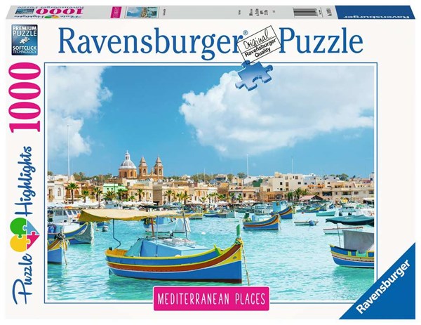 Ravensburger - "Malta" - 1000 brikker puslespil
