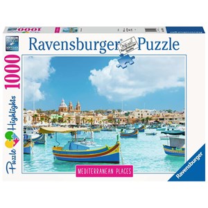 Ravensburger - "Malta" - 1000 brikker puslespil