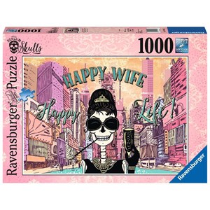 Ravensburger (19831) - "Happy Wife, Happy Life" - 1000 brikker puslespil