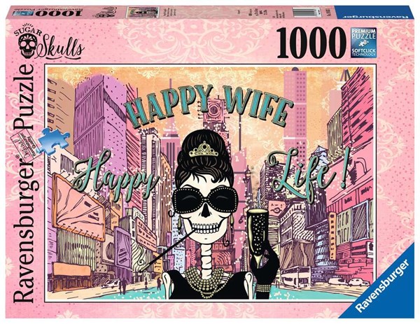 Ravensburger (19831) - "Happy Wife, Happy Life" - 1000 brikker puslespil