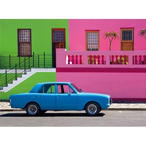 Clementoni (35076) - "The Blue Car" - 500 brikker puslespil