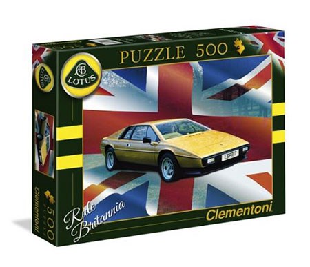 Clementoni (30409) - "Lotus Esprit Union Jack" - 1000 brikker puslespil