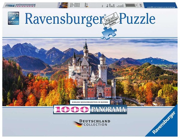 Ravensburger (15161) - "Neuschwanstein Castle" - 1000 brikker puslespil
