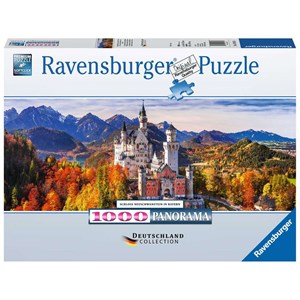 Ravensburger (15161) - "Neuschwanstein Castle" - 1000 brikker puslespil