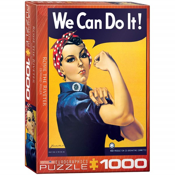 Eurographics (6000-1292) - "Rosie the Riveter" - 1000 brikker puslespil