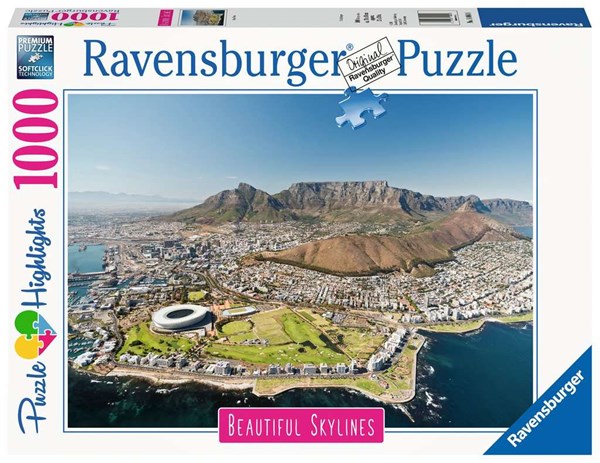 Ravensburger (14084) - "Cape Town" - 1000 brikker puslespil