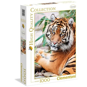 Clementoni (95985) - "Tiger" - 1000 brikker puslespil