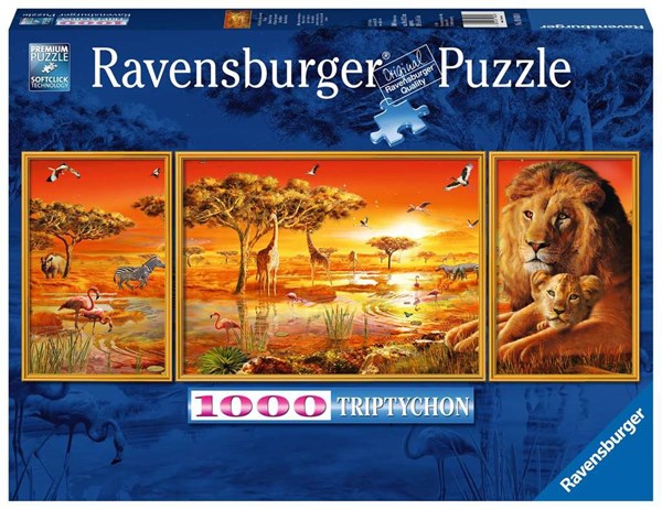 Ravensburger (19836) - "African Majesty" - 1000 brikker puslespil