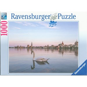 Ravensburger (88557) - "Rostock, Skyline" - 1000 brikker puslespil