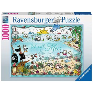 Ravensburger (15008) - "Sheepworld" - 1000 brikker puslespil