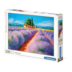 Clementoni (35073) - "Lavender Scent" - 500 brikker puslespil