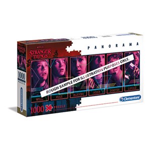 Clementoni (39548) - "Stranger Things III" - 1000 brikker puslespil