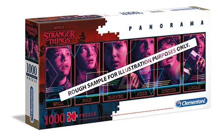 Clementoni (39548) - "Stranger Things III" - 1000 brikker puslespil