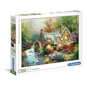 Clementoni (31812) - "Country Retreat" - 1500 brikker puslespil