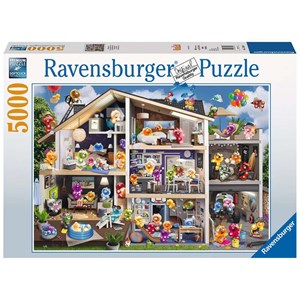 Ravensburger (17434) - "Gelini" - 5000 brikker puslespil