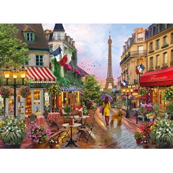 Clementoni (39482) - "Flowers in Paris" - 1000 brikker puslespil