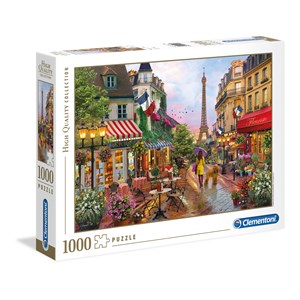 Clementoni (39482) - "Flowers in Paris" - 1000 brikker puslespil