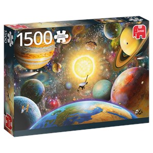 Jumbo (18866) - "Floating in Outer Space" - 1500 brikker puslespil