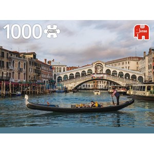 Jumbo (18556) - "Rialto Bridge, Venice" - 1000 brikker puslespil