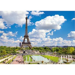 Jumbo (18847) - "Eiffel Tower in Summer, Paris" - 1000 brikker puslespil