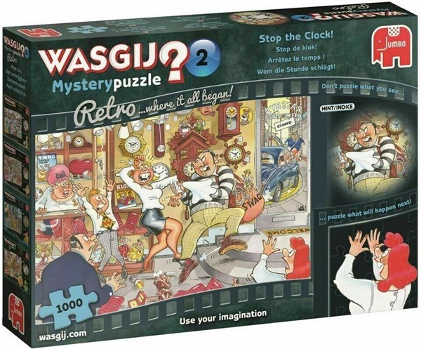 Jumbo (10878) - "Mystery 2, Stop The Clock" - 1000 brikker puslespil