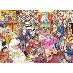 Jumbo (19159) - "Original 29, Bryllups Feber" - 1000 brikker puslespil