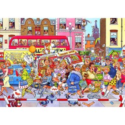 Jumbo (19167) - "Retro Original 3, Full Monty Fever" - 1000 brikker puslespil