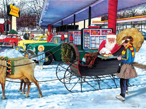 SunsOut (44622) - Susan Brabeau: "Pit Stop" - 1000 brikker puslespil