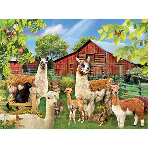 SunsOut (35032) - Lori Schory: "Six Llamas" - 1000 brikker puslespil