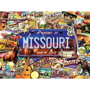 SunsOut (70038) - Kate Ward Thacker: "Missouri, The "Show Me" State" - 1000 brikker puslespil