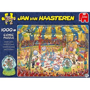 Jumbo (19089) - Jan van Haasteren: "Acrobat Circus" - 1000 brikker puslespil