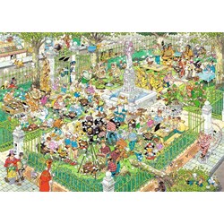 Jumbo (19079) - Jan van Haasteren: "BBQ Party, Food Truck Festival" - 1000 brikker puslespil