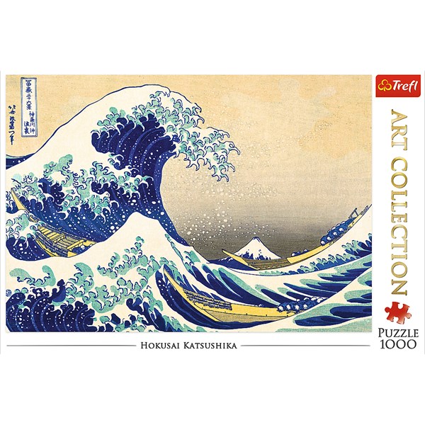 Trefl (10521) - Hokusai: "The Great Wave" - 1000 brikker puslespil