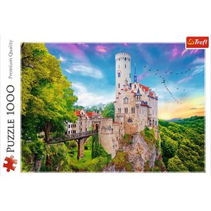 Trefl (10497) - "Lichtenstein Castle, Germany" - 1000 brikker puslespil