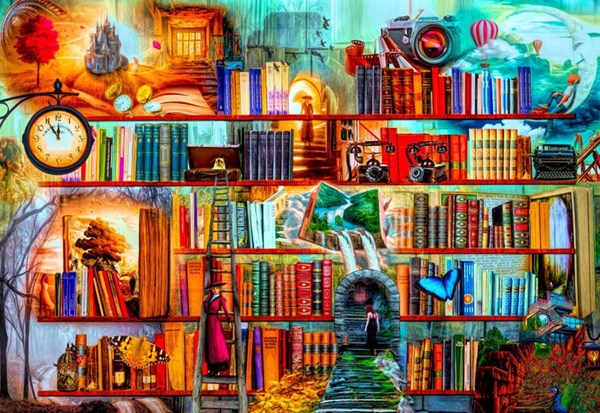 Bluebird Puzzle (70280) - "Mystery Writers" - 1500 brikker puslespil