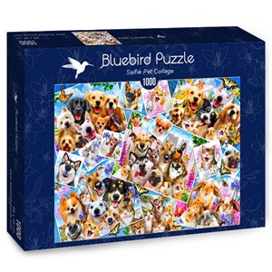 Bluebird Puzzle (70283) - "Selfie Pet Collage" - 1000 brikker puslespil