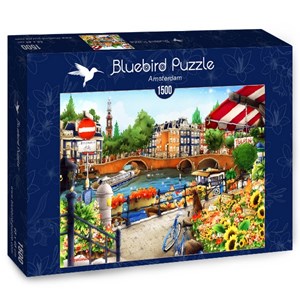 Bluebird Puzzle (70143) - "Amsterdam" - 1500 brikker puslespil