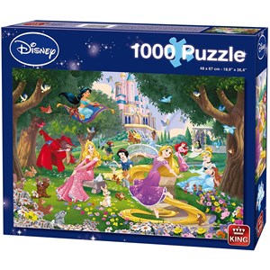 King International (05278) - "Disney Princess" - 1000 brikker puslespil